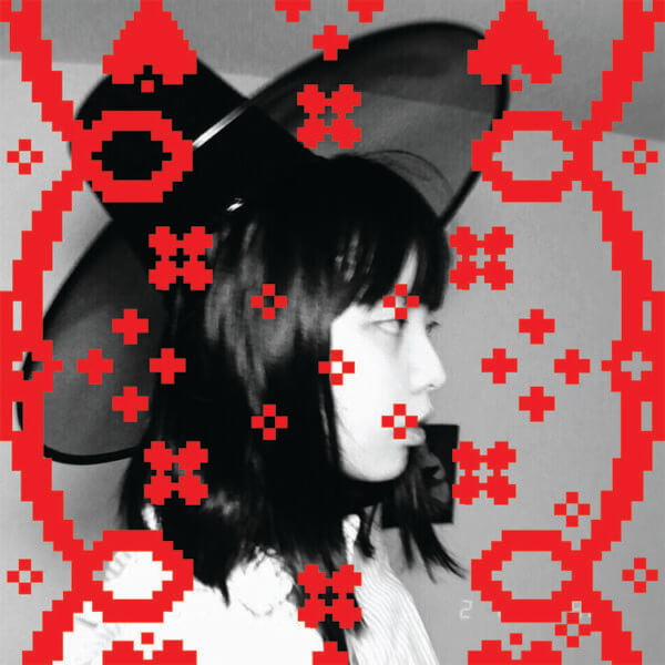 photograph with red drawing
