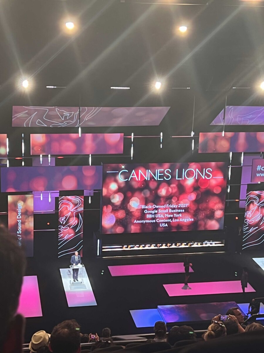 Presentations at Cannes Lions festival