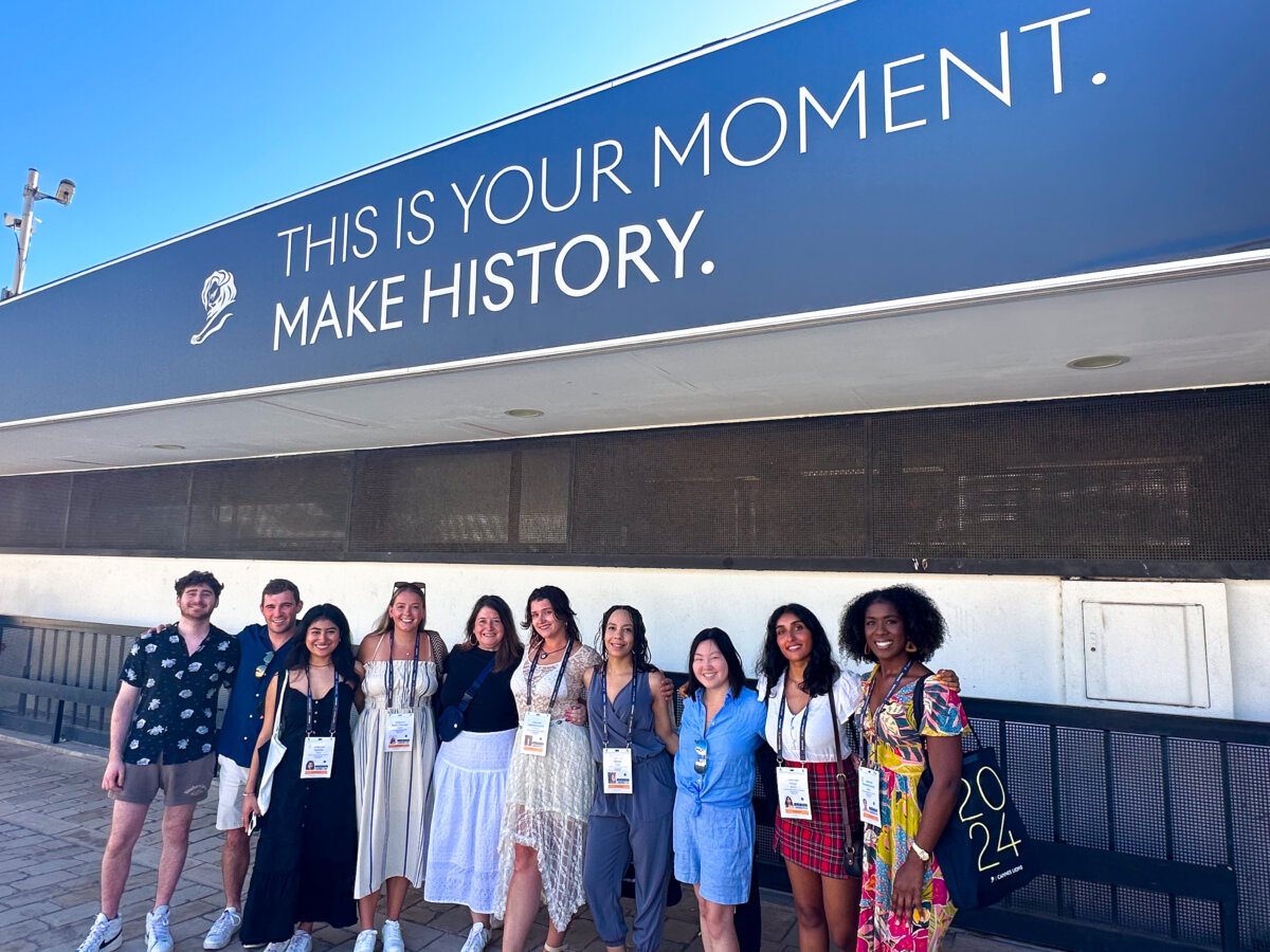 group photo in cannes