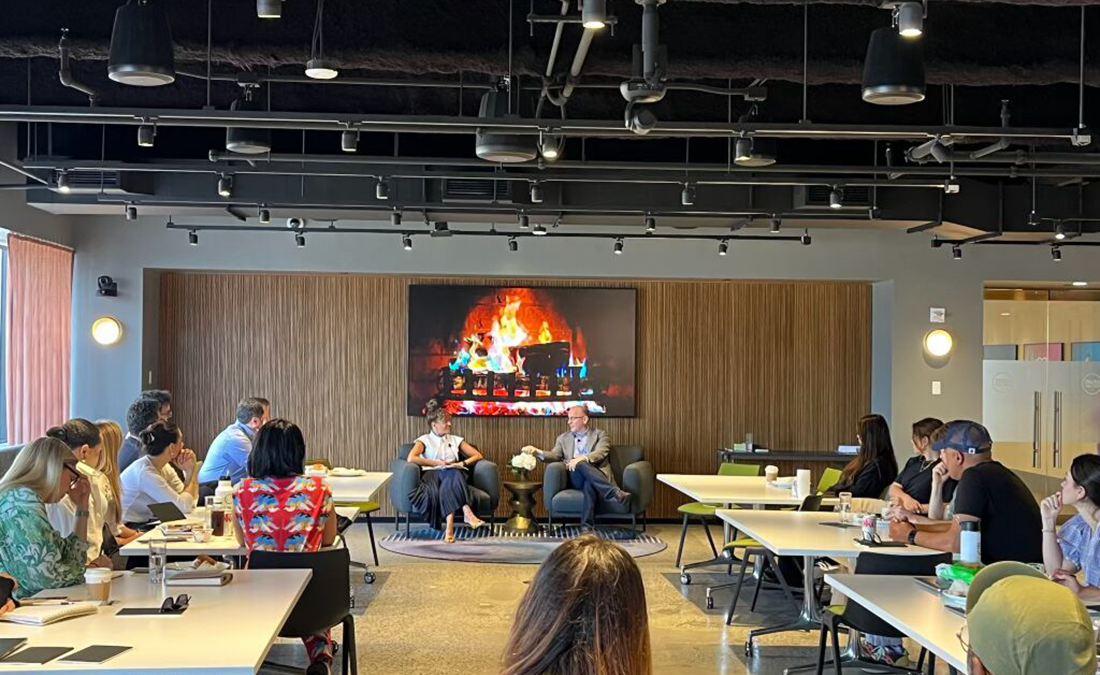 group in a professinoal development course at McCann New York