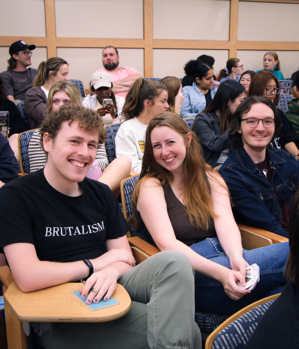 students during forum