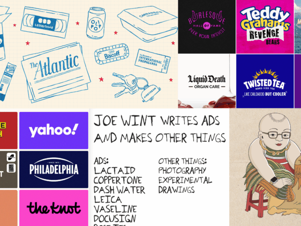 screenshots of online portfolios