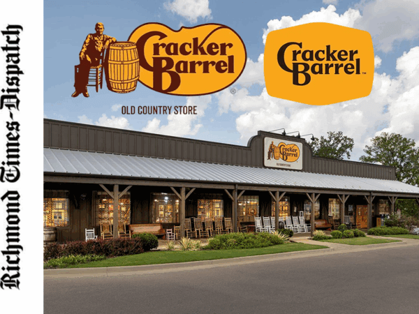 cracker barrel logos, storefront and richmond times dispatch logo