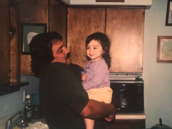 sandra sanchez with her dad