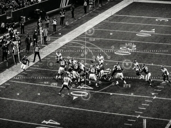 football players on field