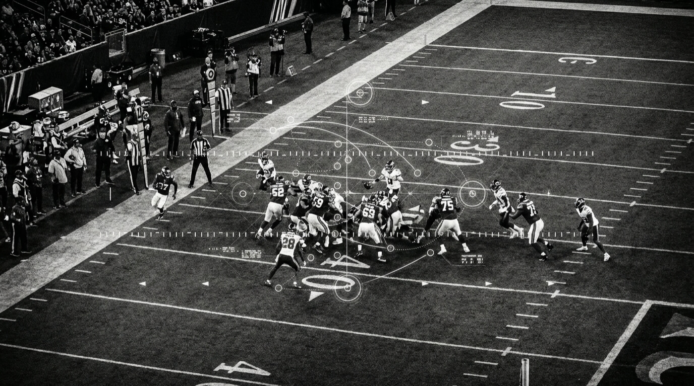 football players on field