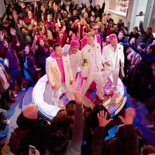 still from t mobile super bowl commercial