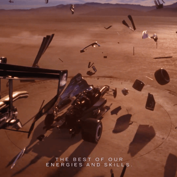 still from cadillac formula one ad